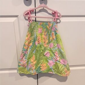 Vintage Lilly Pulitzer Tropical Pattern Toddler Girls Dress